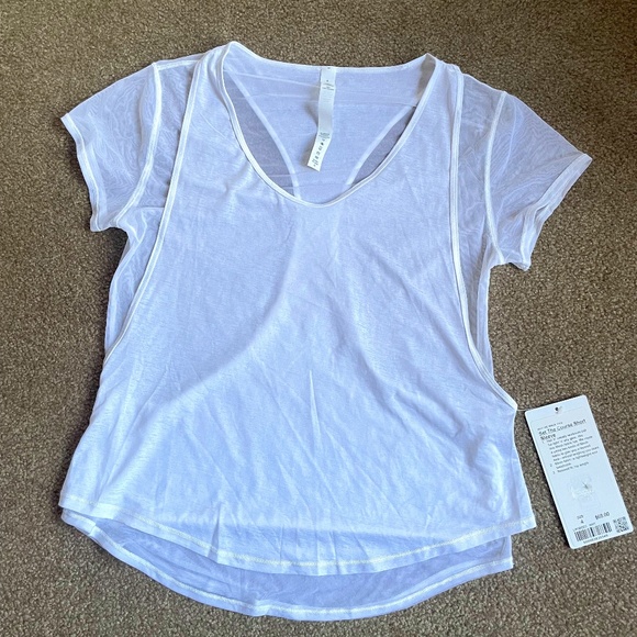 Lululemon Set The Course Short Sleeve - Picture 1 of 3